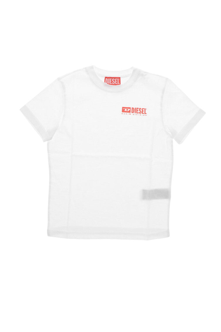 Boys White Logo T-Shirt 1