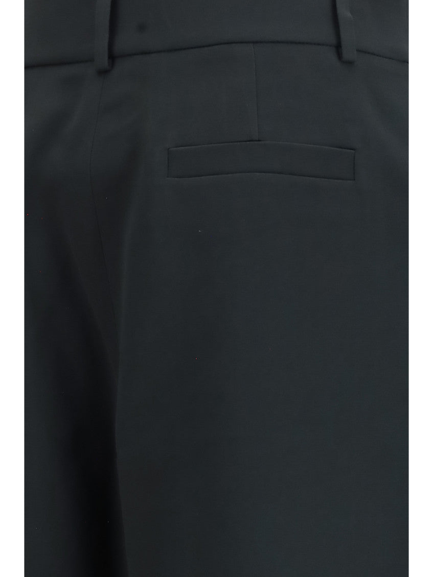 Black Tailored Pleated Pants 3