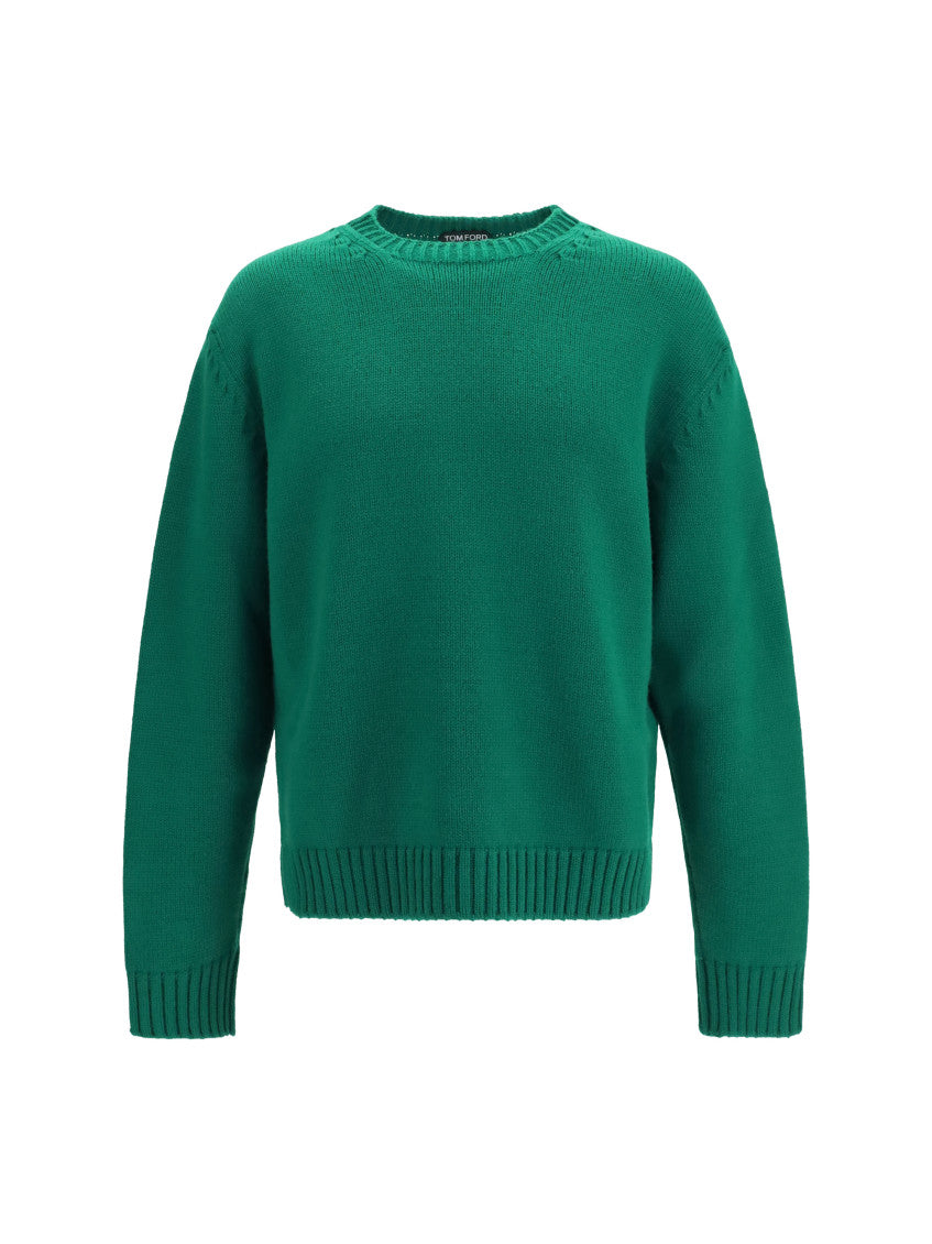 Green Crew Neck Sweater 1