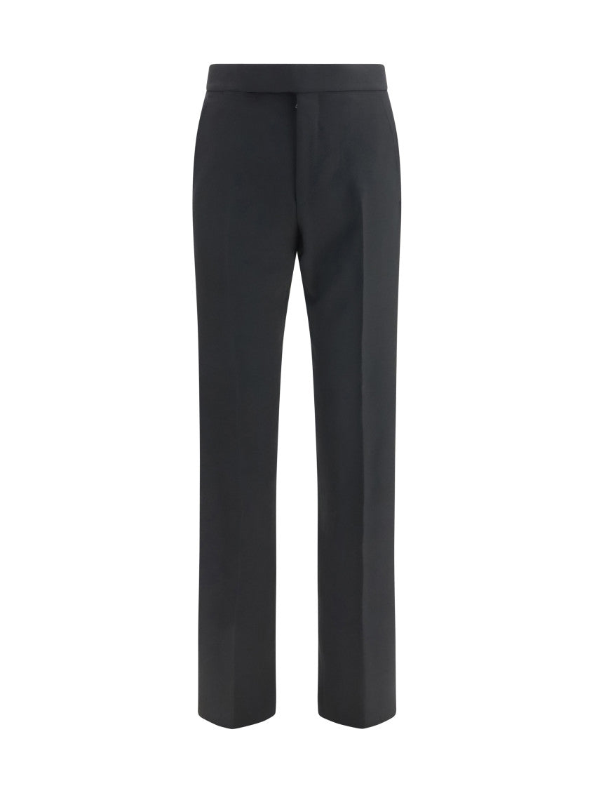 Black Flat Front Pants 1