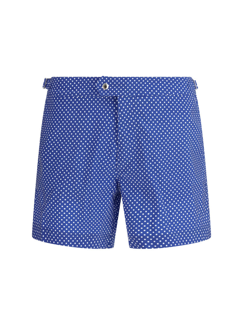 Blue Polka Dot Swim Shorts 1