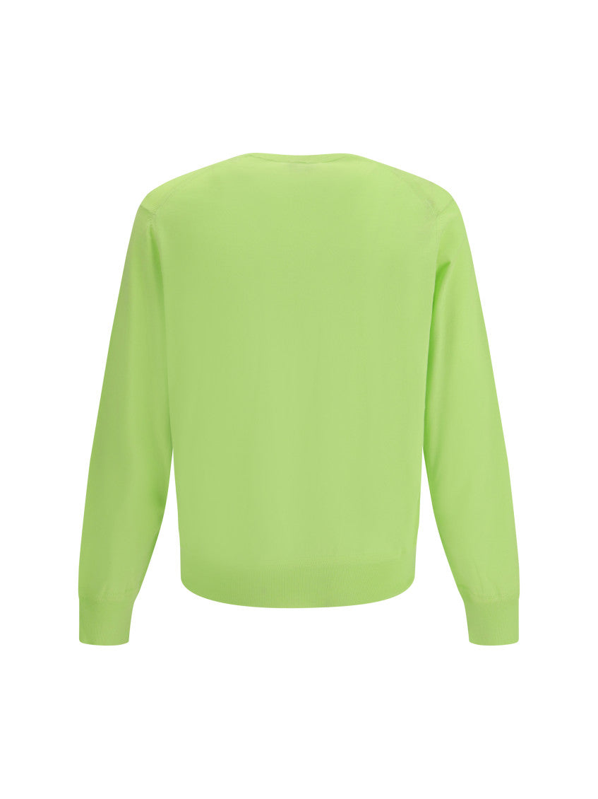 Light Green Crew Neck Sweater 2