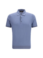 Blue Solid Regular Polo 1