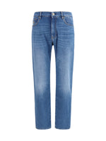 Blue Mid Rise Jeans 1