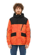 Orange Tie-Dye Hood Jacket 1