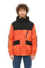 Orange Tie-Dye Hood Jacket 1