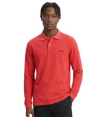 Red Full Sleeves Logo Polo 1