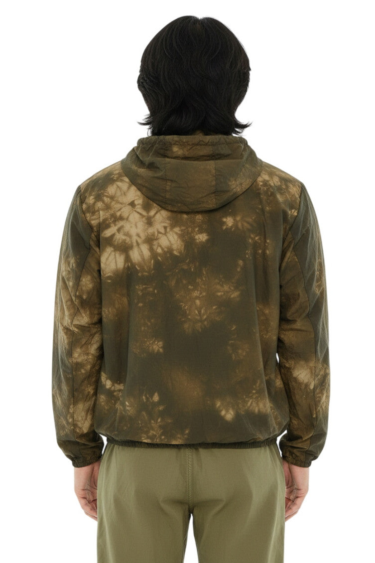 Green Tie-Dye Hooded Jacket 2