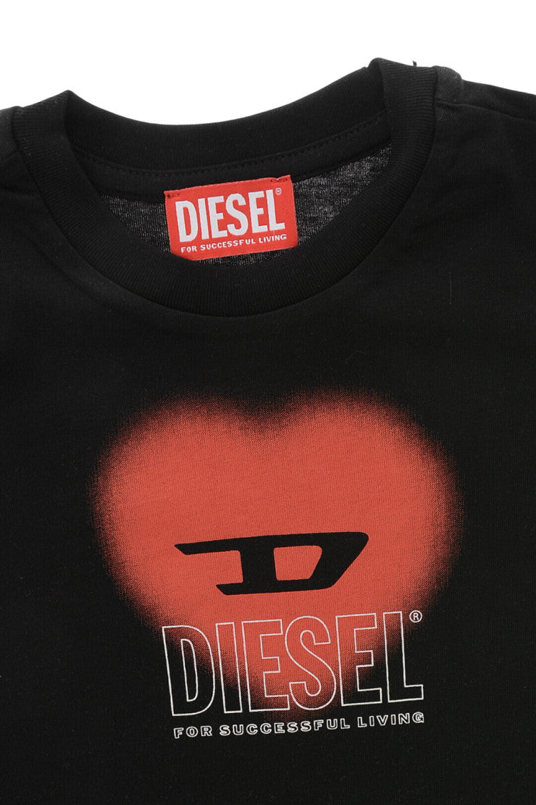 Boys Black Graphic T-Shirt 3