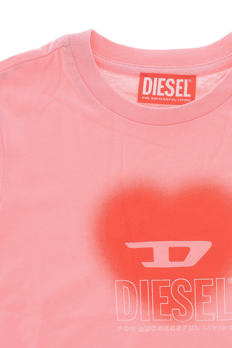 Girls Pink Graphic T-Shirt 3