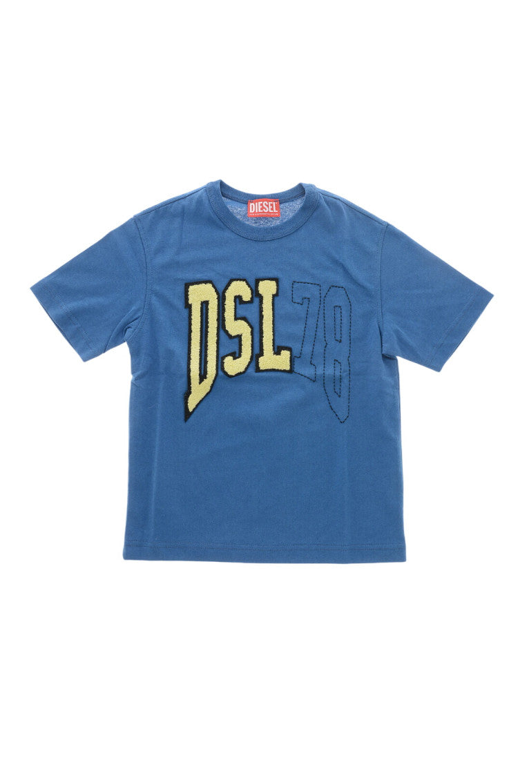 Boys Blue Logo T-Shirt 1