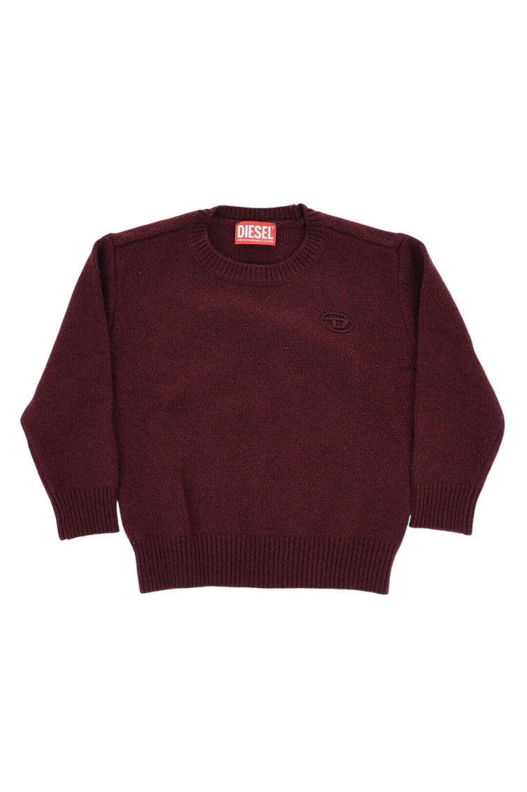 Boys Maroon Logo Sweater 1