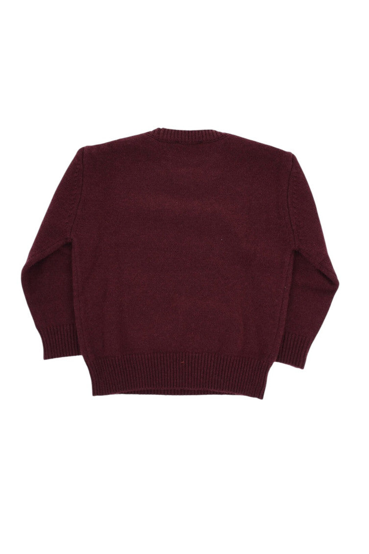 Boys Maroon Logo Sweater 2