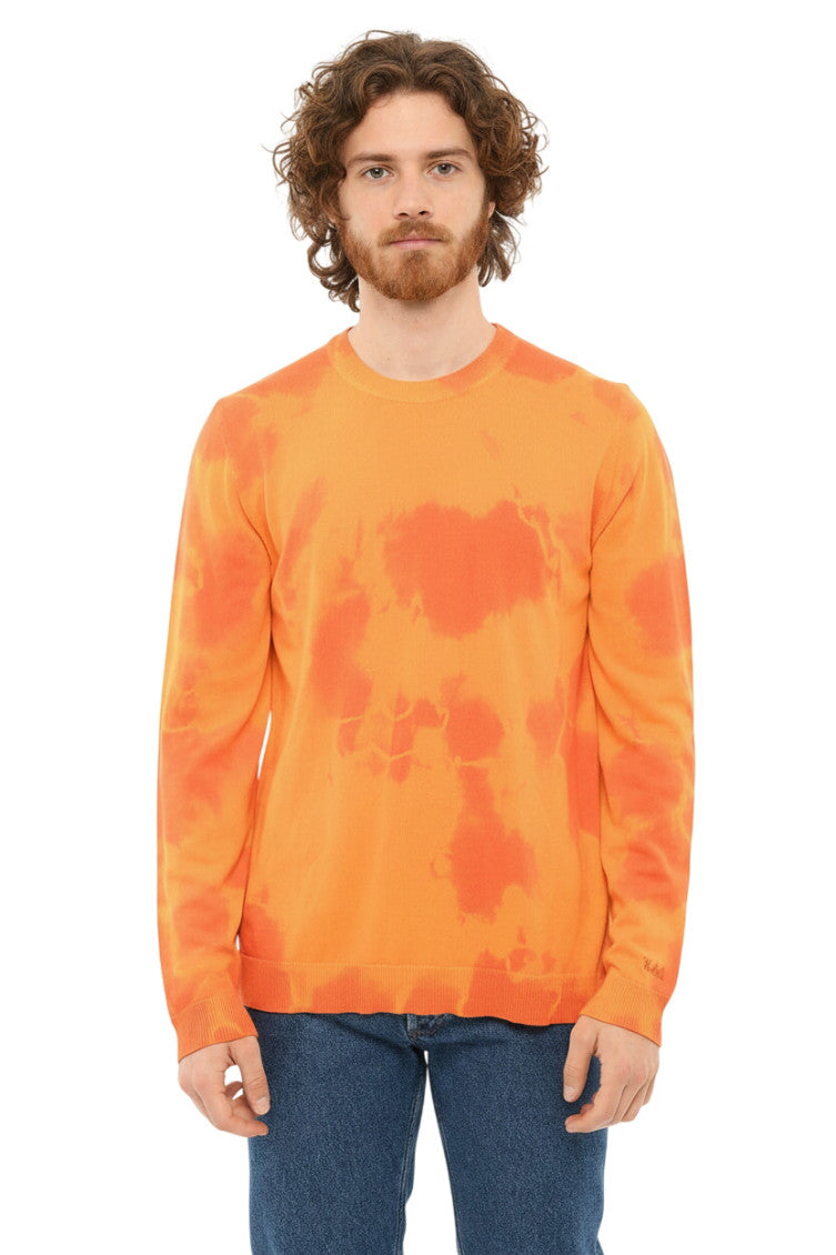 Orange Tie-Dye Sweater 1