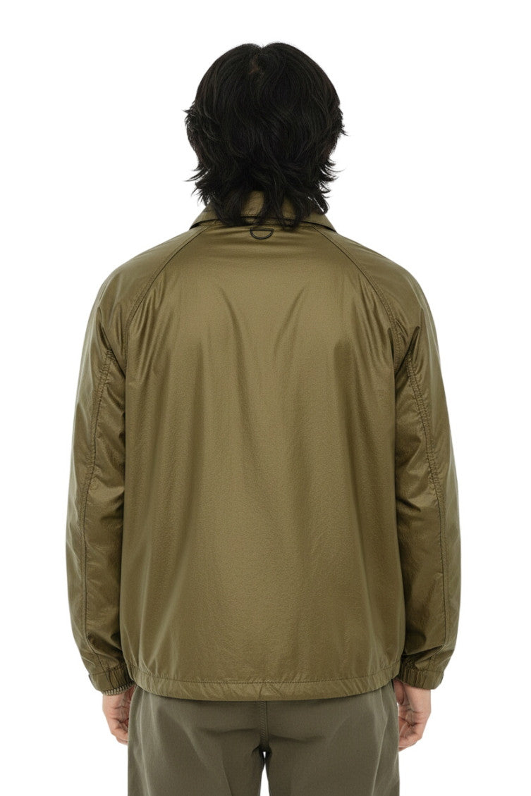 Green Shirt Collar Jacket 2