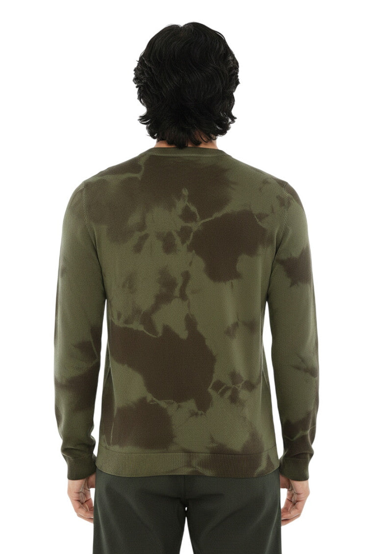 Green Tie-Dye Sweater 2