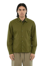 Green Regular Solid Overshirt 1