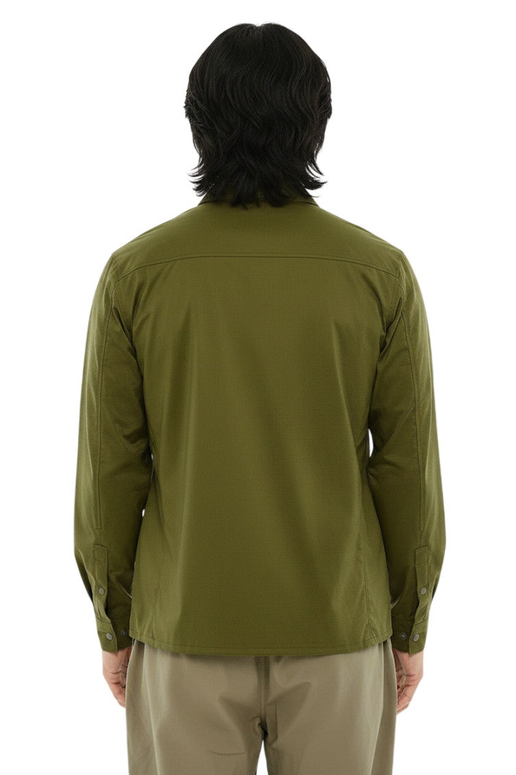 Green Regular Solid Overshirt 2