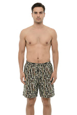 Multicolor Camo Swim Shorts 1