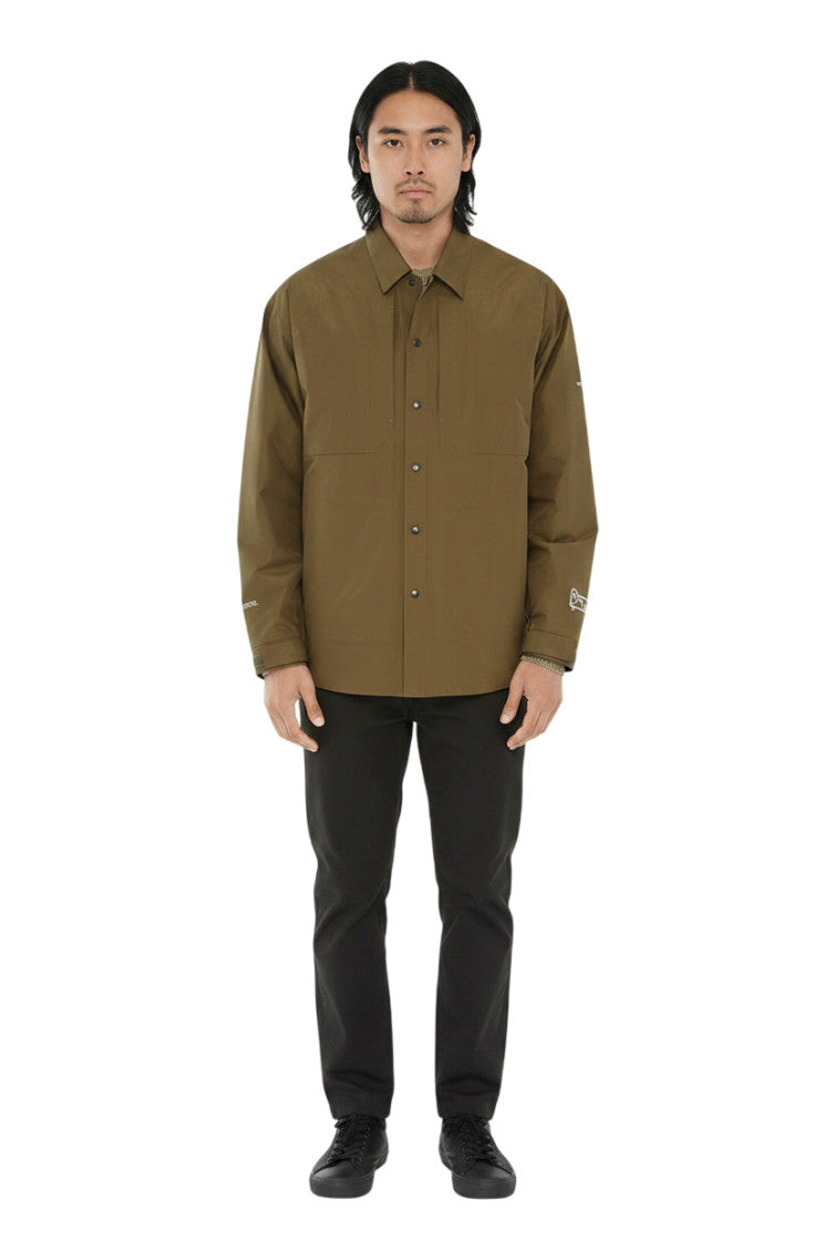 Green Shirt Collar Jacket 1