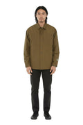 Green Shirt Collar Jacket 1