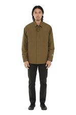 Green Shirt Collar Jacket 1