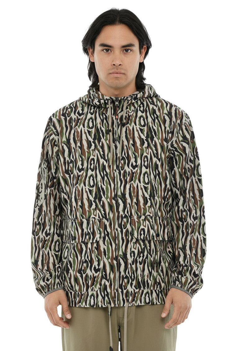 Multicolor Camo Hood Jacket 1