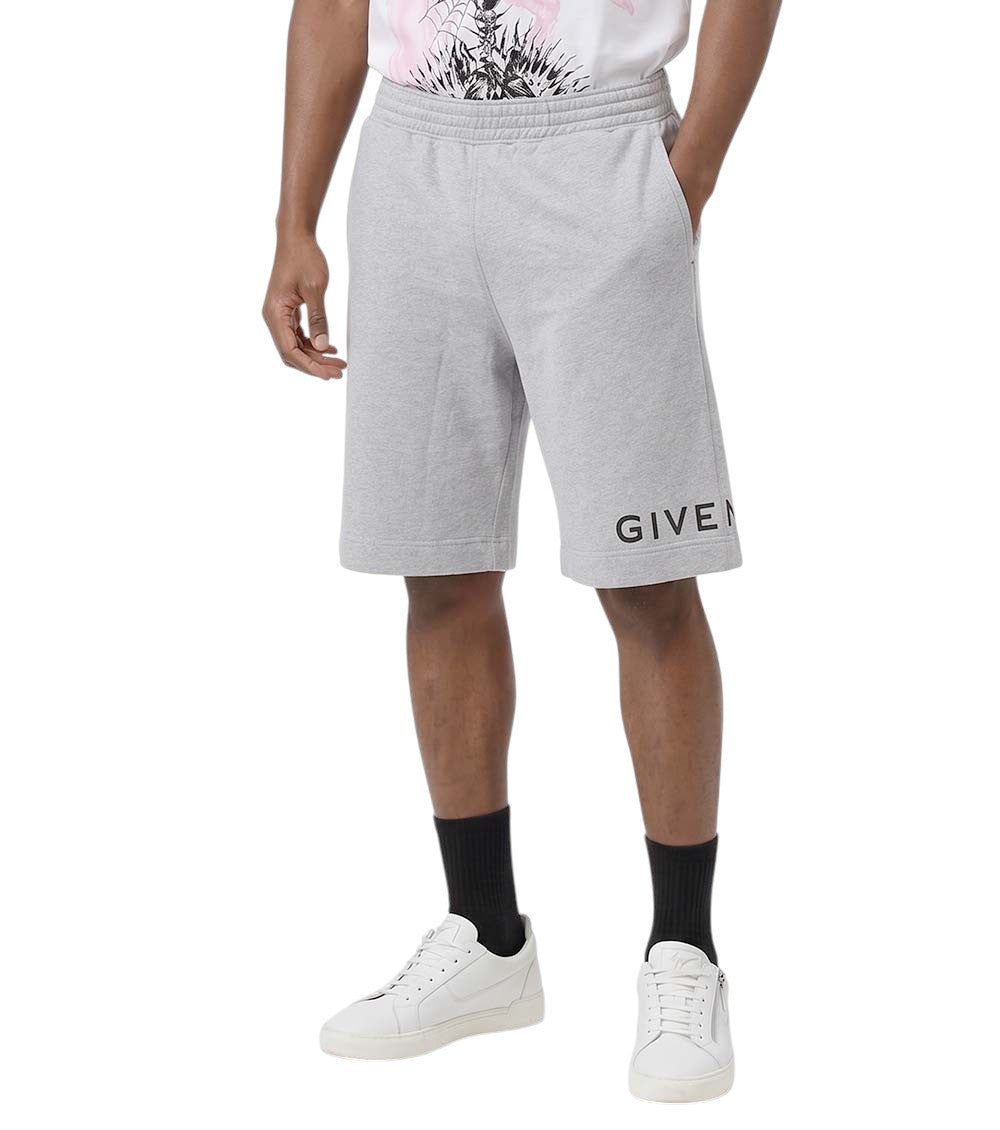 Grey Logo Relaxed Shorts 1