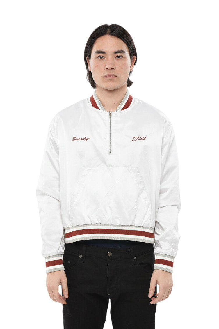 White Band Collar Jacket 1