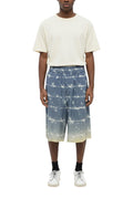 Blue Elasticated Printed Shorts 1