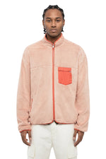 Light Pink Zip Up Sweatshirt 1