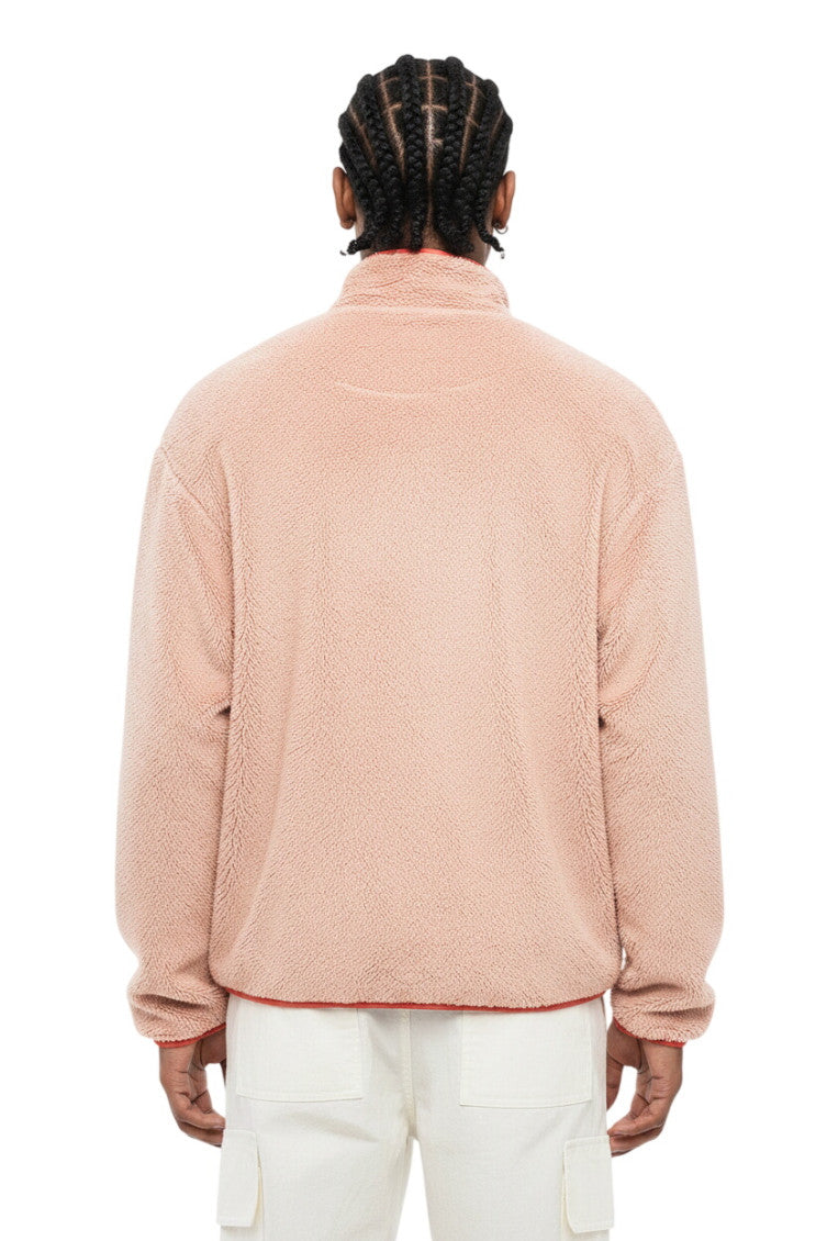 Light Pink Zip Up Sweatshirt 2