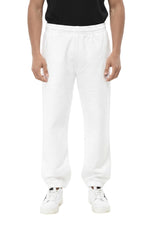 White Elasticated Track Pants 1