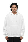 White Oversized Logo Hoodie 1