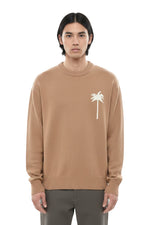 Beige Crew Neck Sweater 1