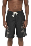 Black Printed Swim Shorts 1