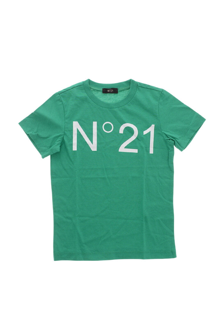 Kids Green Logo T-Shirt 1