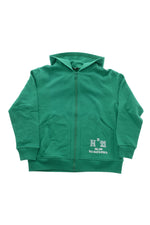 Girls Green Logo Hoodie 1