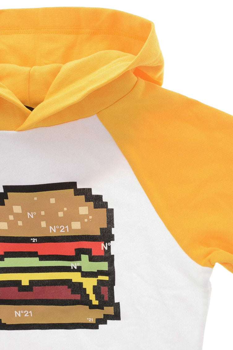 Boys Yellow Graphic Hoodie 3