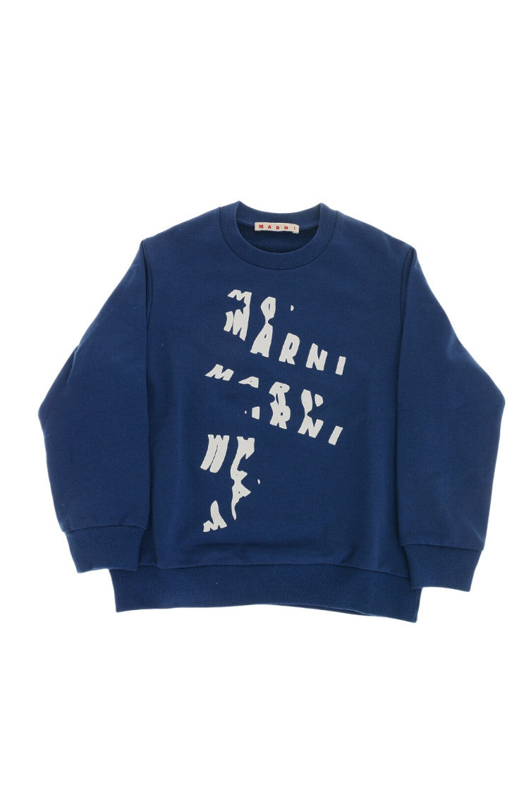 Boys Blue Logo Sweatshirt 1