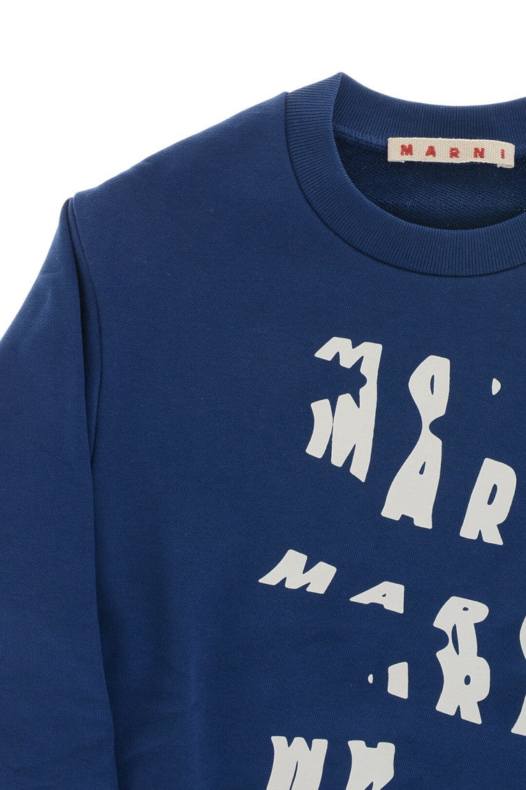 Boys Blue Logo Sweatshirt 3