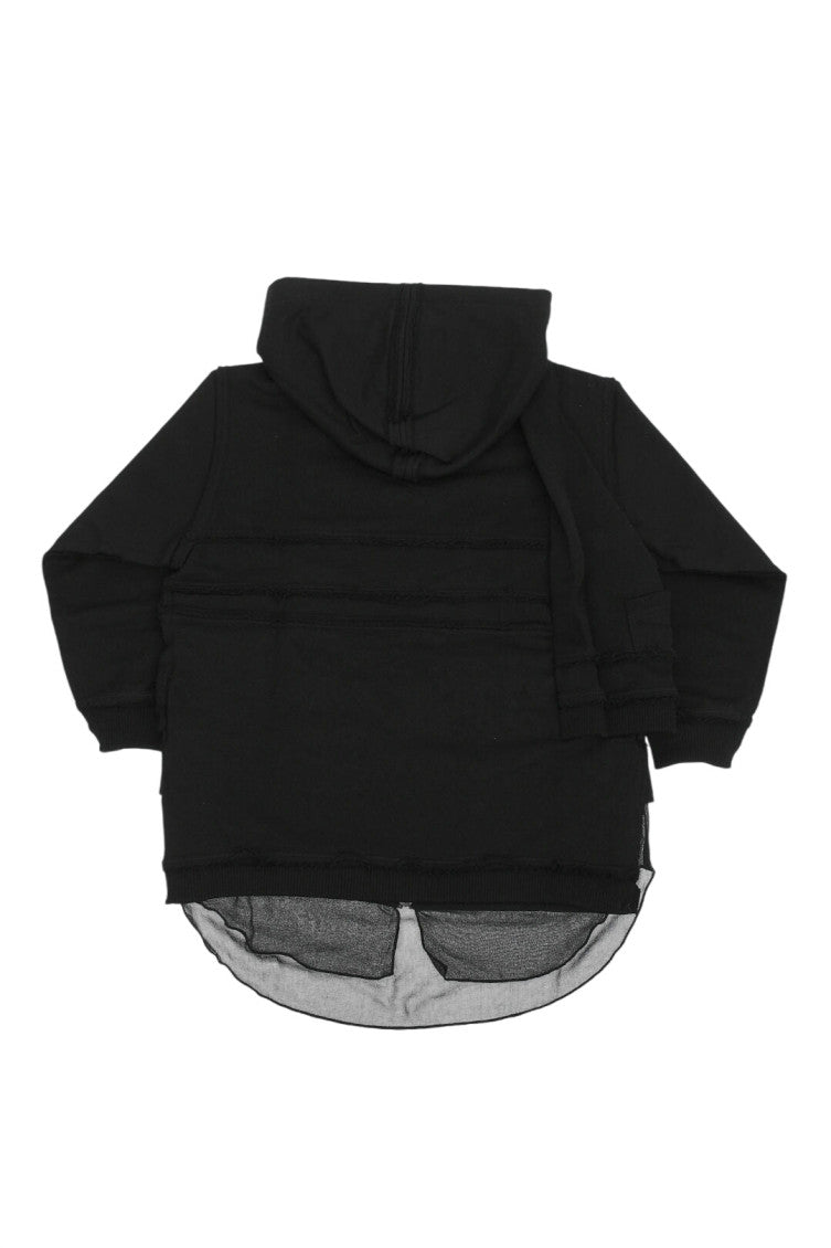Girls Black Hoodie Jacket 2