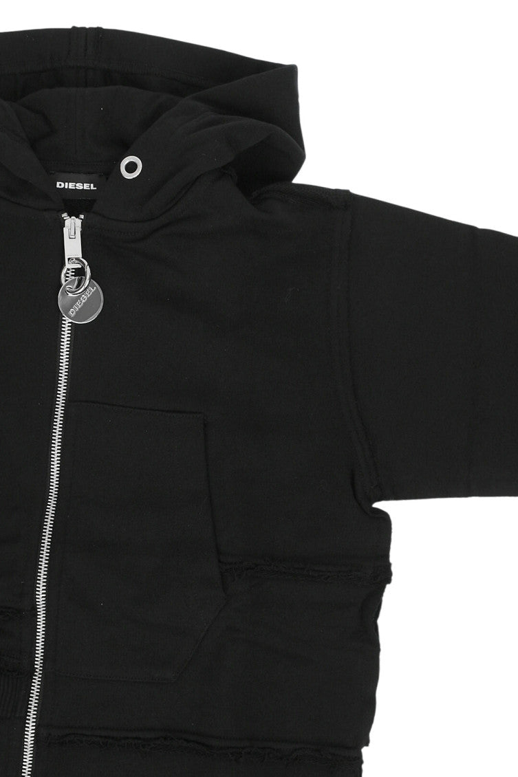 Girls Black Hoodie Jacket 3
