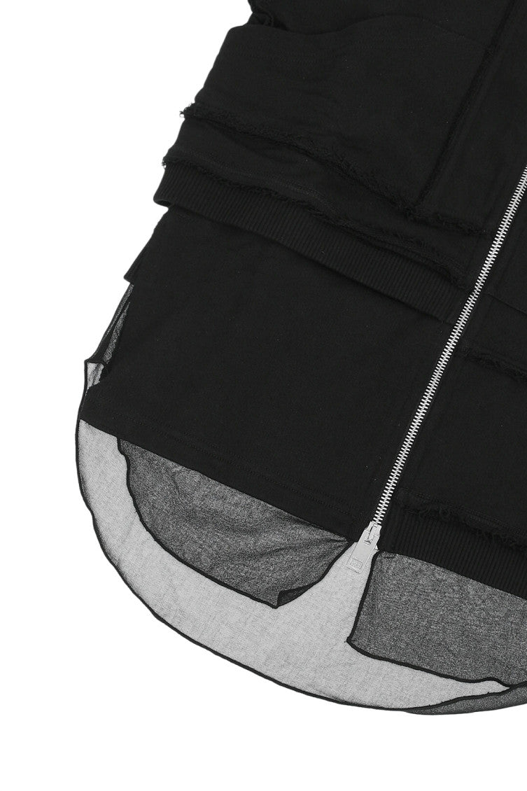 Girls Black Hoodie Jacket 4
