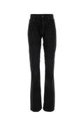 Black Low Waist Straight Jeans 1