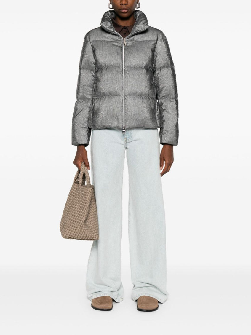 Grey Quilted Jacket 5