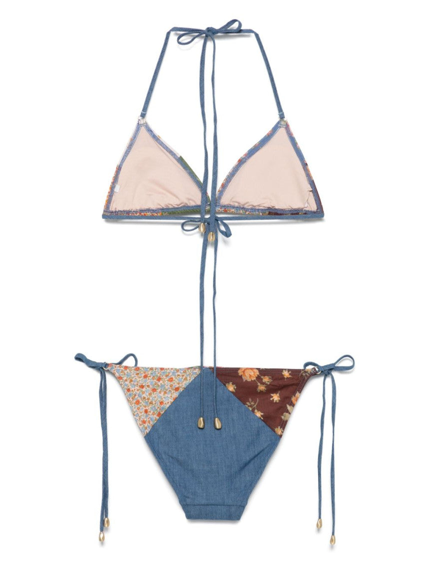 Multicolor Printed Bikini Set 2