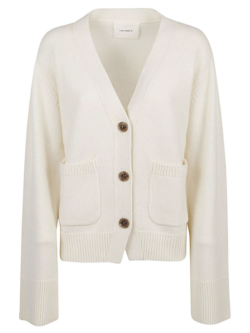 Beige Danni Cashmere Cardigan 1