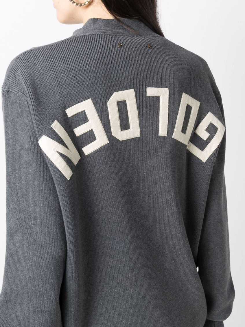 Grey Logo Cardigan 3