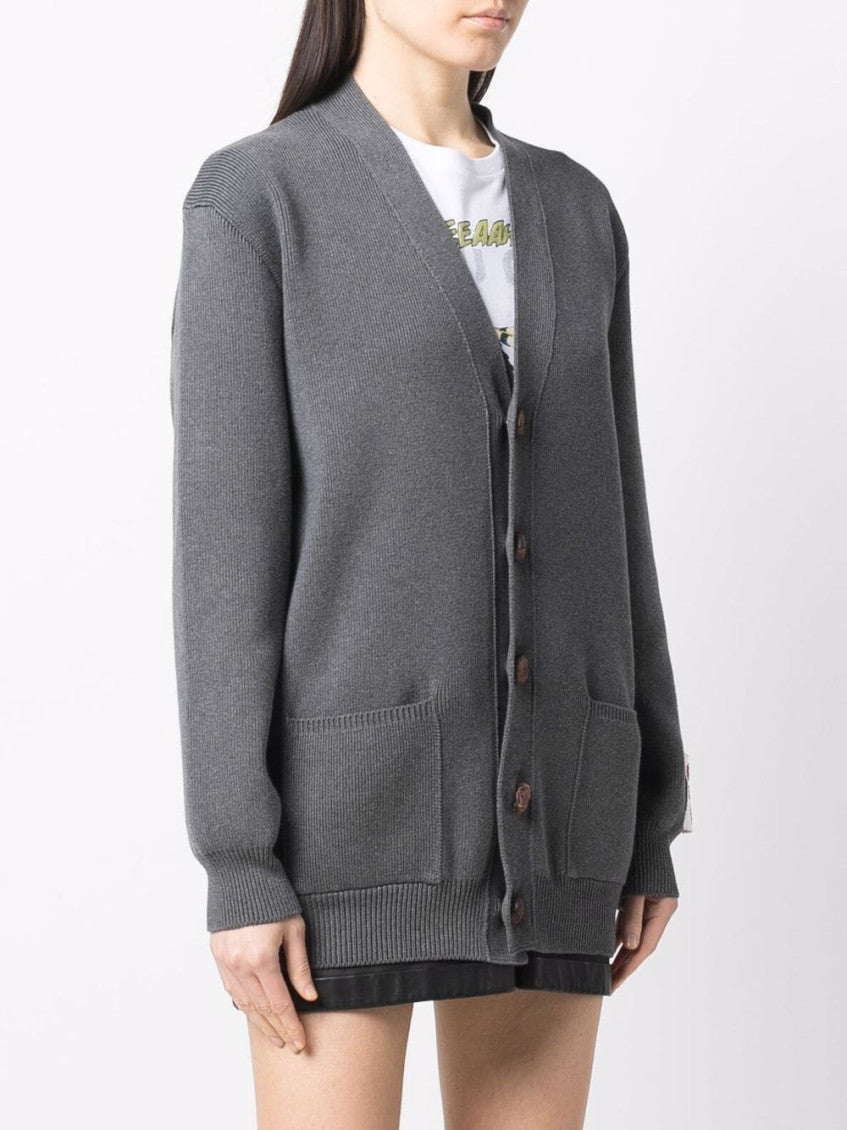 Grey Logo Cardigan 4